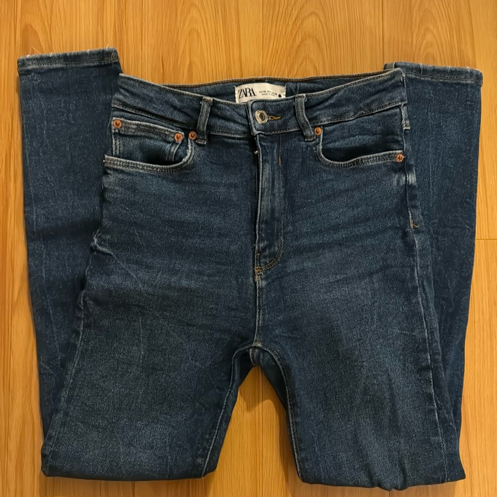 Zara stretch skinny jeans size 4 (eur 36)